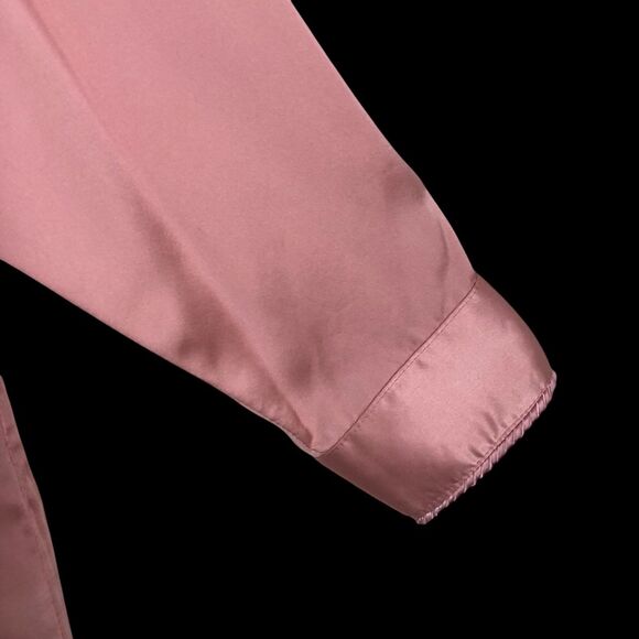 NWT Valerie Steven’s Pure Silk Mauve Pink 100% Silk Blouse, Office Siren, SZ 16 - Picture 5 of 10